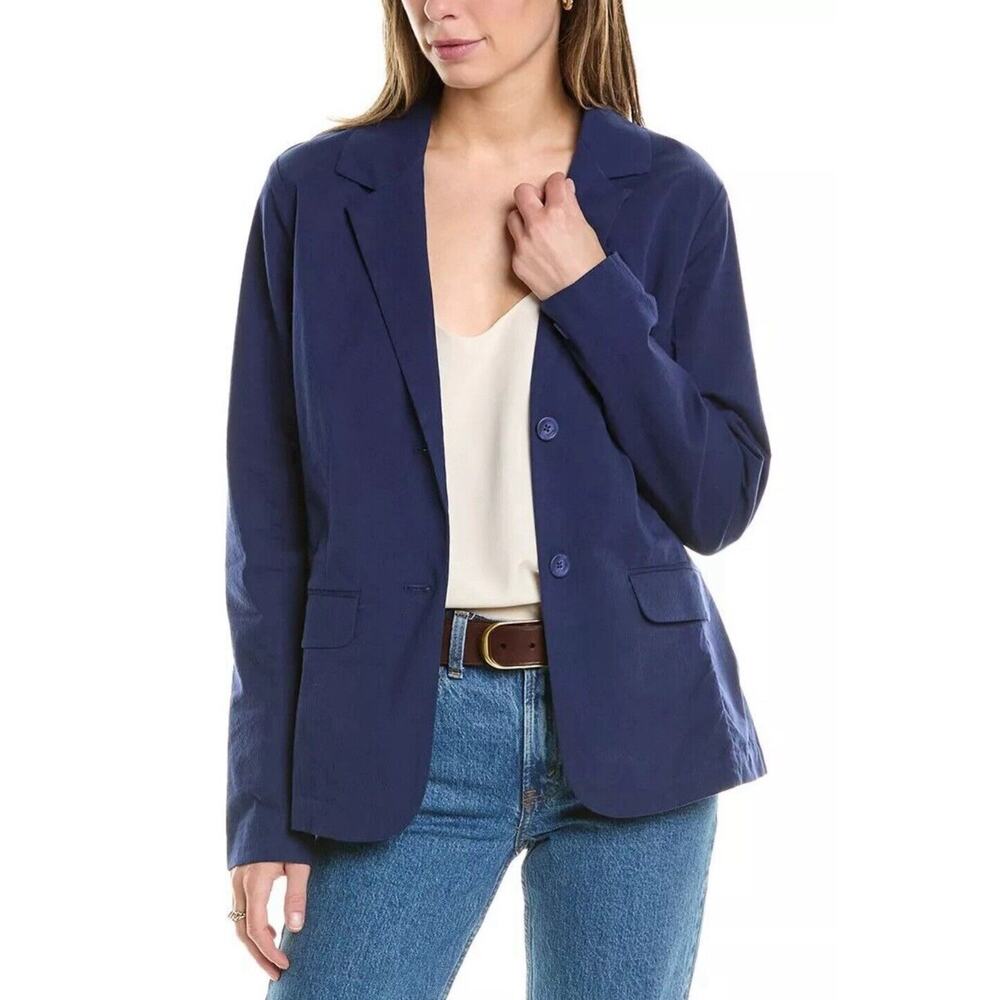 Tommy Bahama Nova Wave Blazer Women's Navy‎ Blue Size S/P 18”x25” Jacket Coat